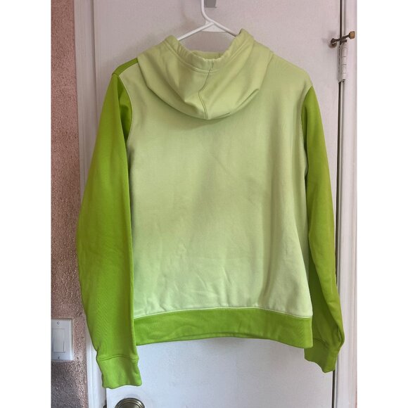 Under Armour Lime Green Pullover Hoodie With Drawstring Hood & Kangaroo Pocket S - Picture 4 of 4